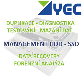 YEC systémy pro management pevných disků