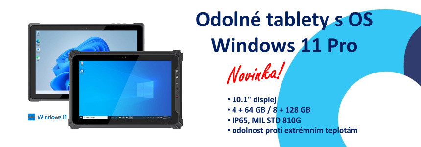 Nové odolné tablety s OS Windows 11