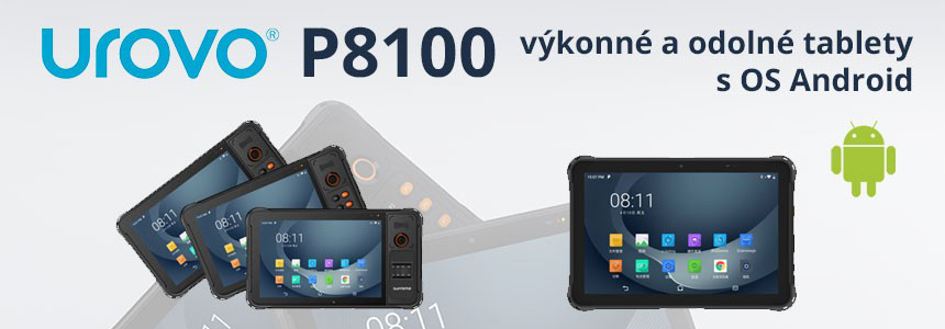 UROVO P8100 výkonné a odolné Android tablety